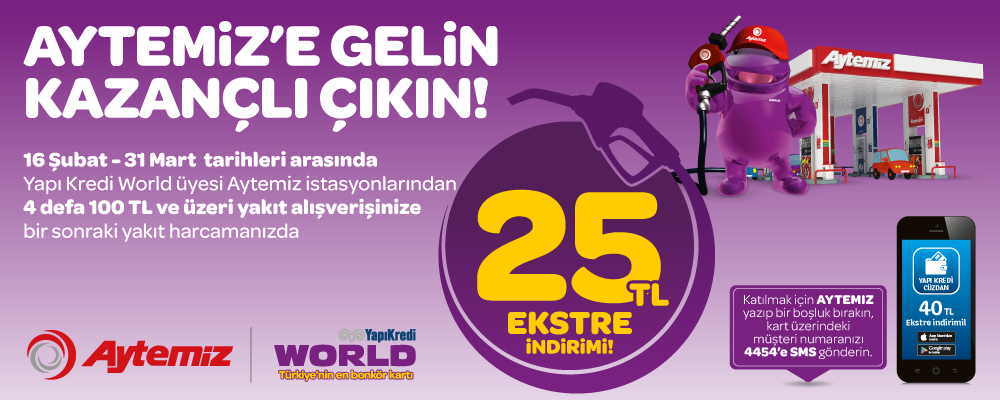 Aytemiz - Yapı Kredi World Kampanya